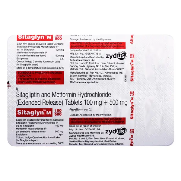 Sitaglyn M 100/500 Tablet ER